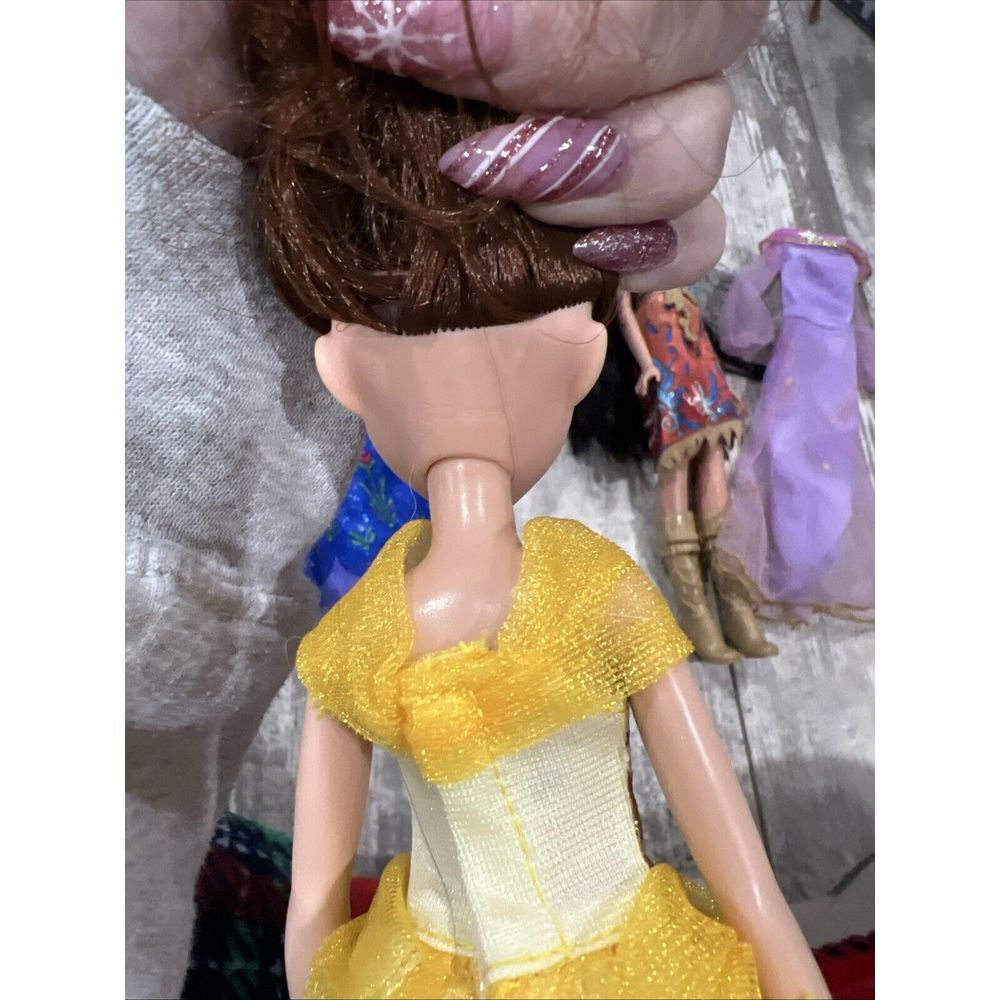Disney Princesses Barbie Bundle Lot Belle Pocahontas Anna Frozen Princess - Picture 11 of 15